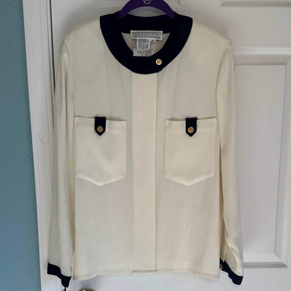STARINGTON Bergdorf Goodman on the Plaza New York Vintage button up Size 14